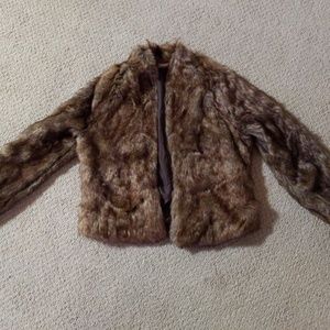 Faux fur jacket
